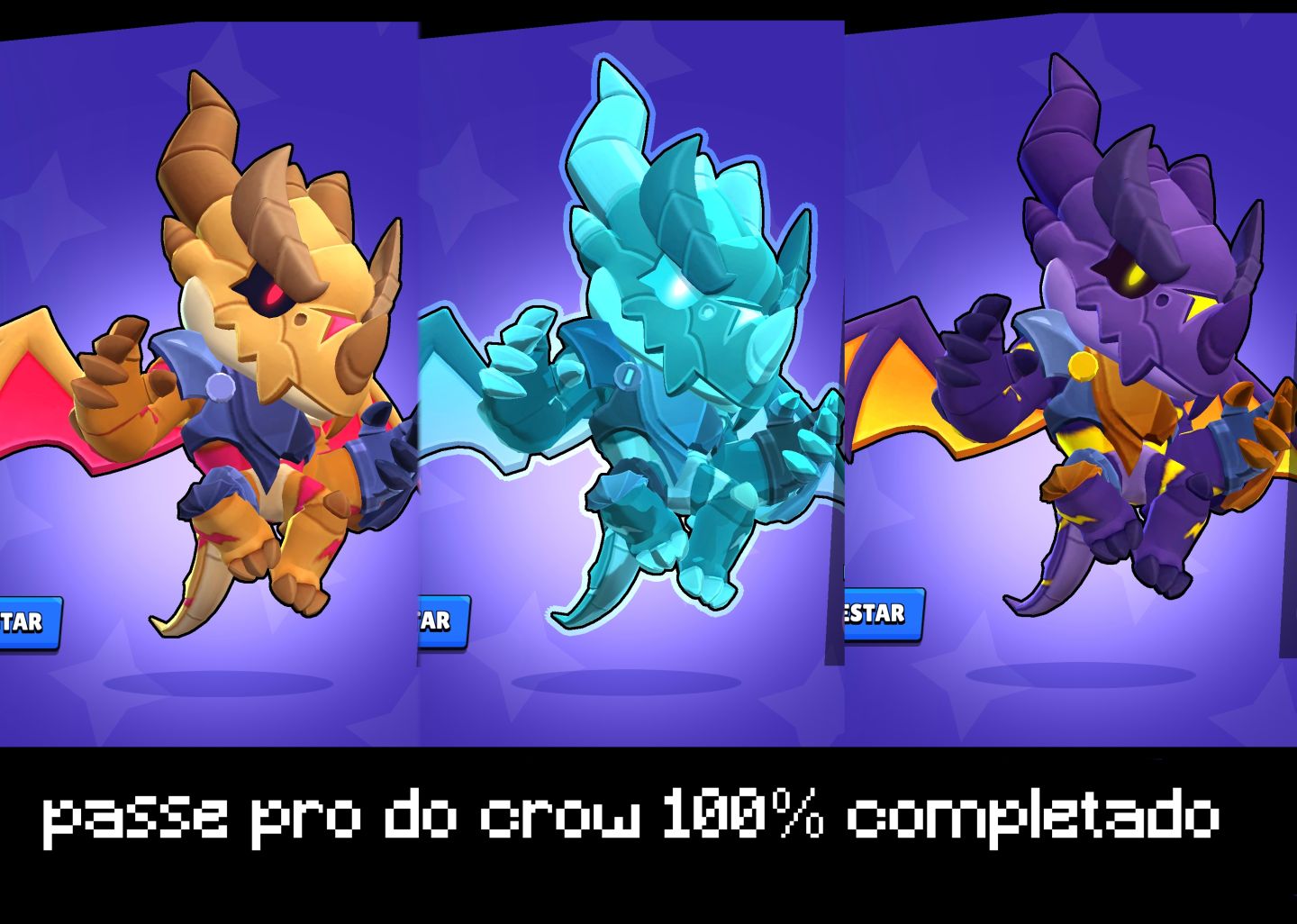 Conta de brawl stars boa com a melhor skin do ash e shelly princesa
