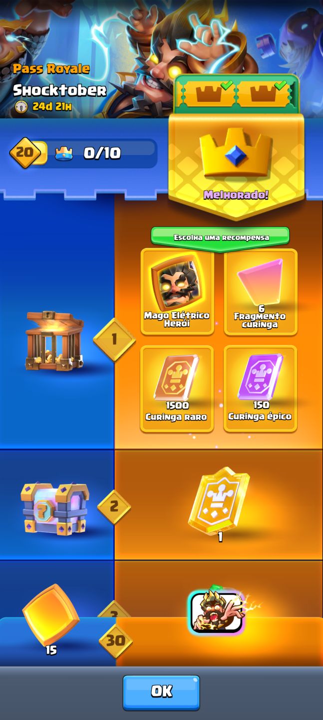 Acc Clash Royale bem upada