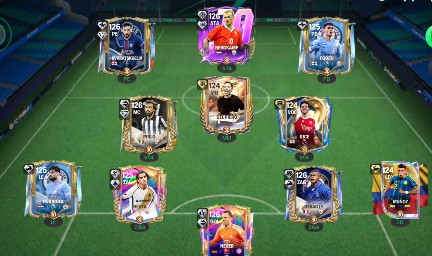 CONTA 125/126 DE GER, FC MOBILE