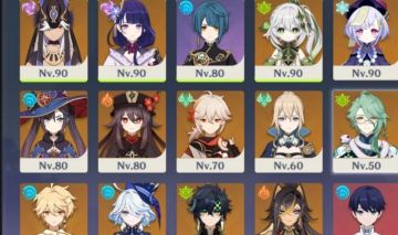 RAIDEN + BIS FURINA + BIS HUTAO CYNO BIS KINICH 27 RESINAS ( AMERICA ) 5 PETS