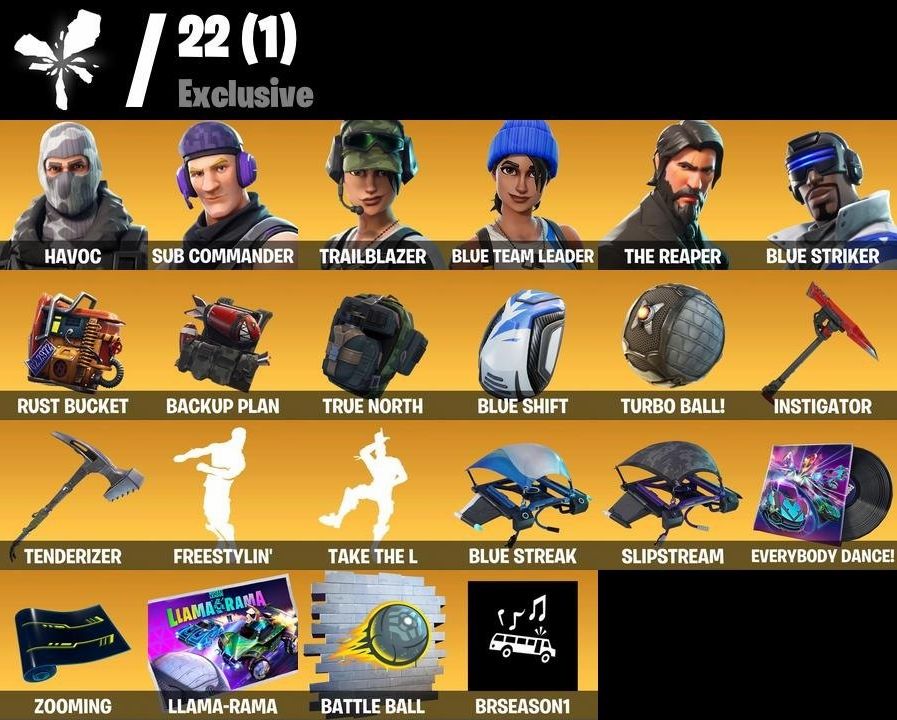 CONTA DE FORTNITE COM 12 SKINS + S3 FULL + HAVOC + SKINS PSN