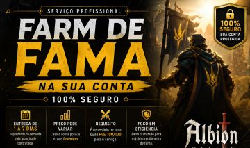Farm de Fama Amarela na Sua Conta | 100% Seguro | Albion Online