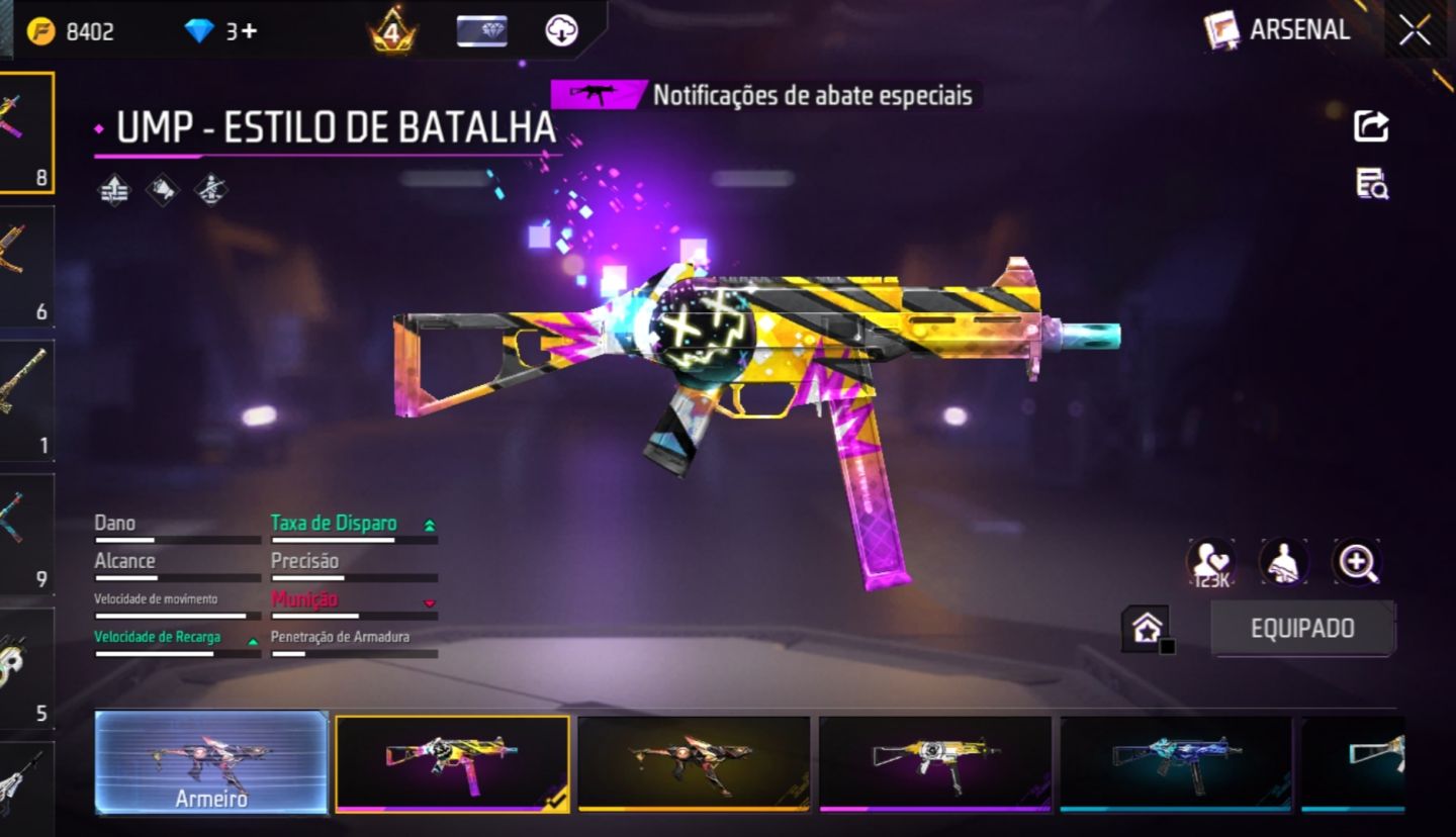 Conta Free Fire Coroa Besta Graciosa + Lobo Cinza + Skins Raras! PRIME 4