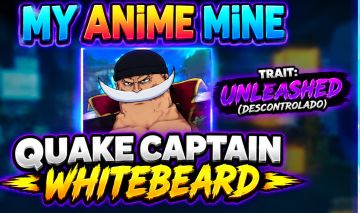 My Anime MiNe Minha Mina de Anime LIMITED UNLESHEAD QUAKE CAPTAIN lv 184