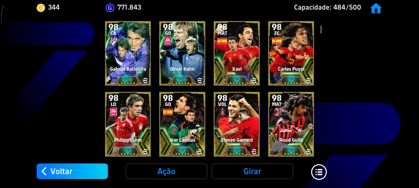 CONTA EFOOTBALL MOBILE COM 3266 DE FORÇA!