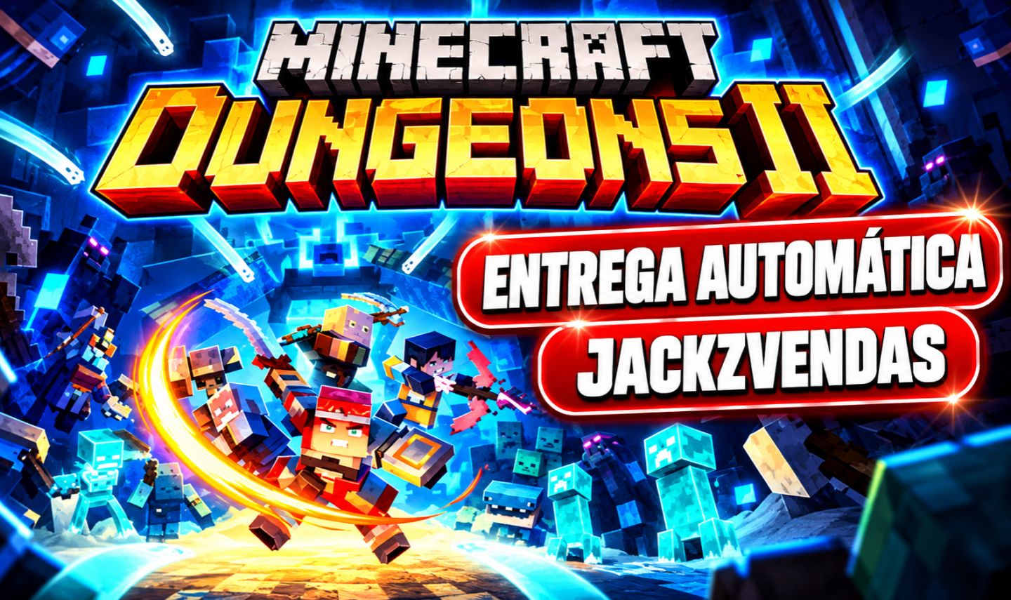 !! OFERTA BARATA MINECRAFT DUNGEONS 2 PC E XBOX + ENTREGA AUTOMATICA !!