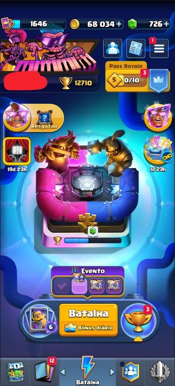 Conta muito upada e forte com 12700 trofeus!!!
