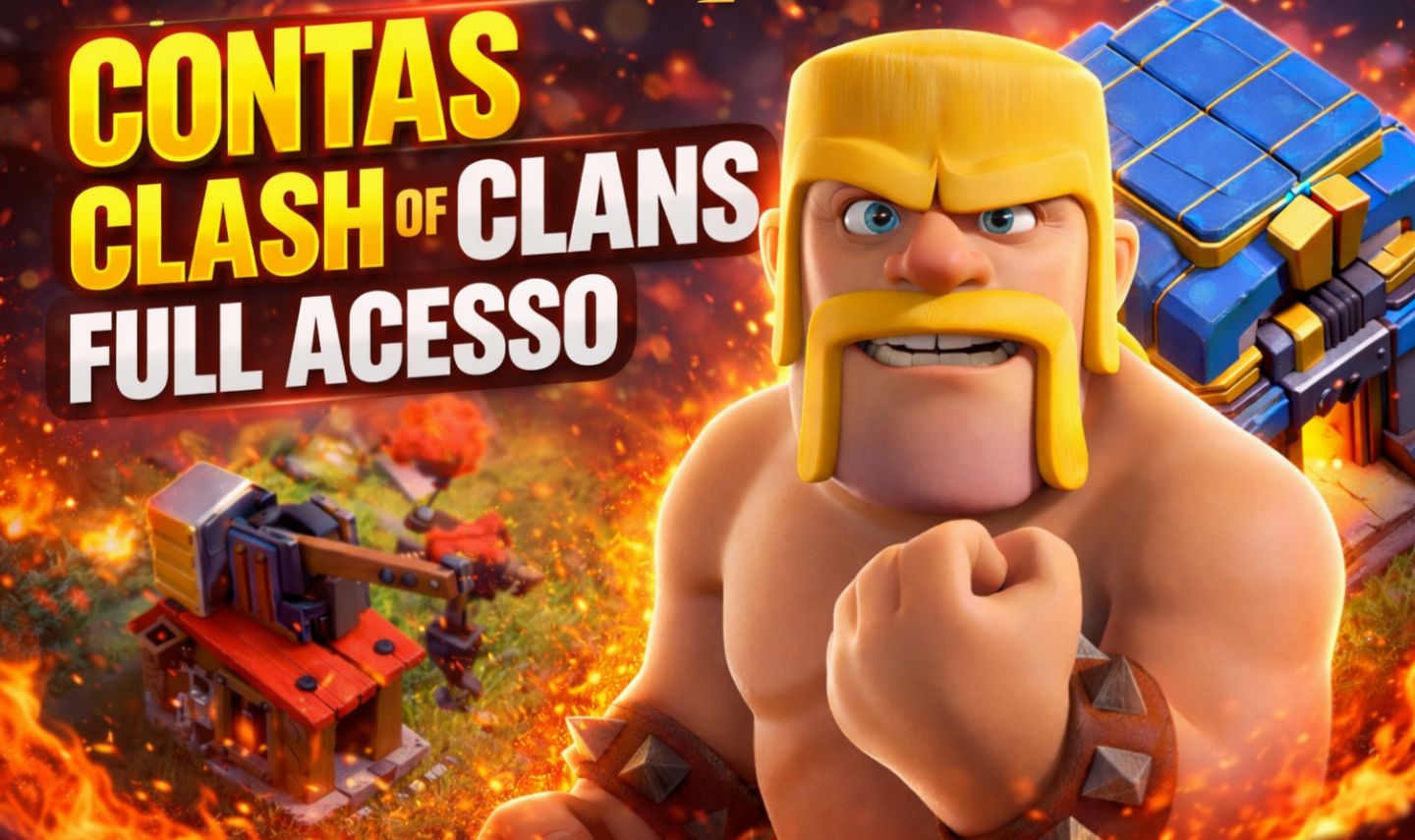 Contas Clash of Clans CV7 CV15 | Full e Semi Full | Entrega Automatica