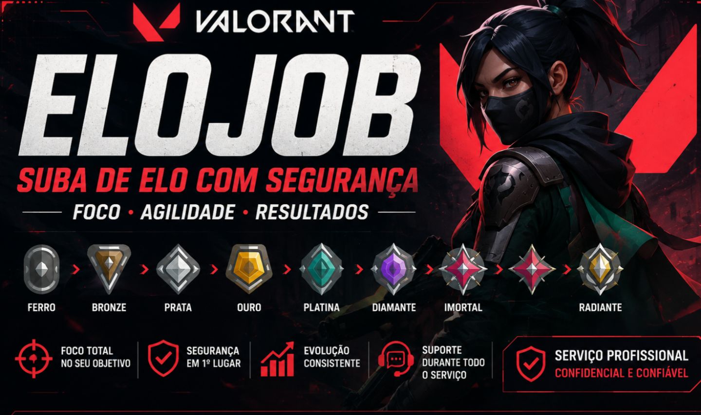 VALORANT RANK UP | ELOJOB PROFISSIONAL | SEU ELO NAS ALTURAS