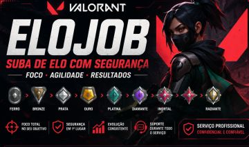VALORANT RANK UP | ELOJOB PROFISSIONAL | SEU ELO NAS ALTURAS