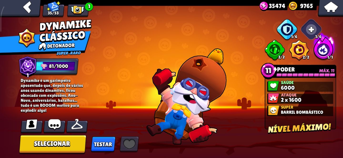 Conta rara brawl Stars