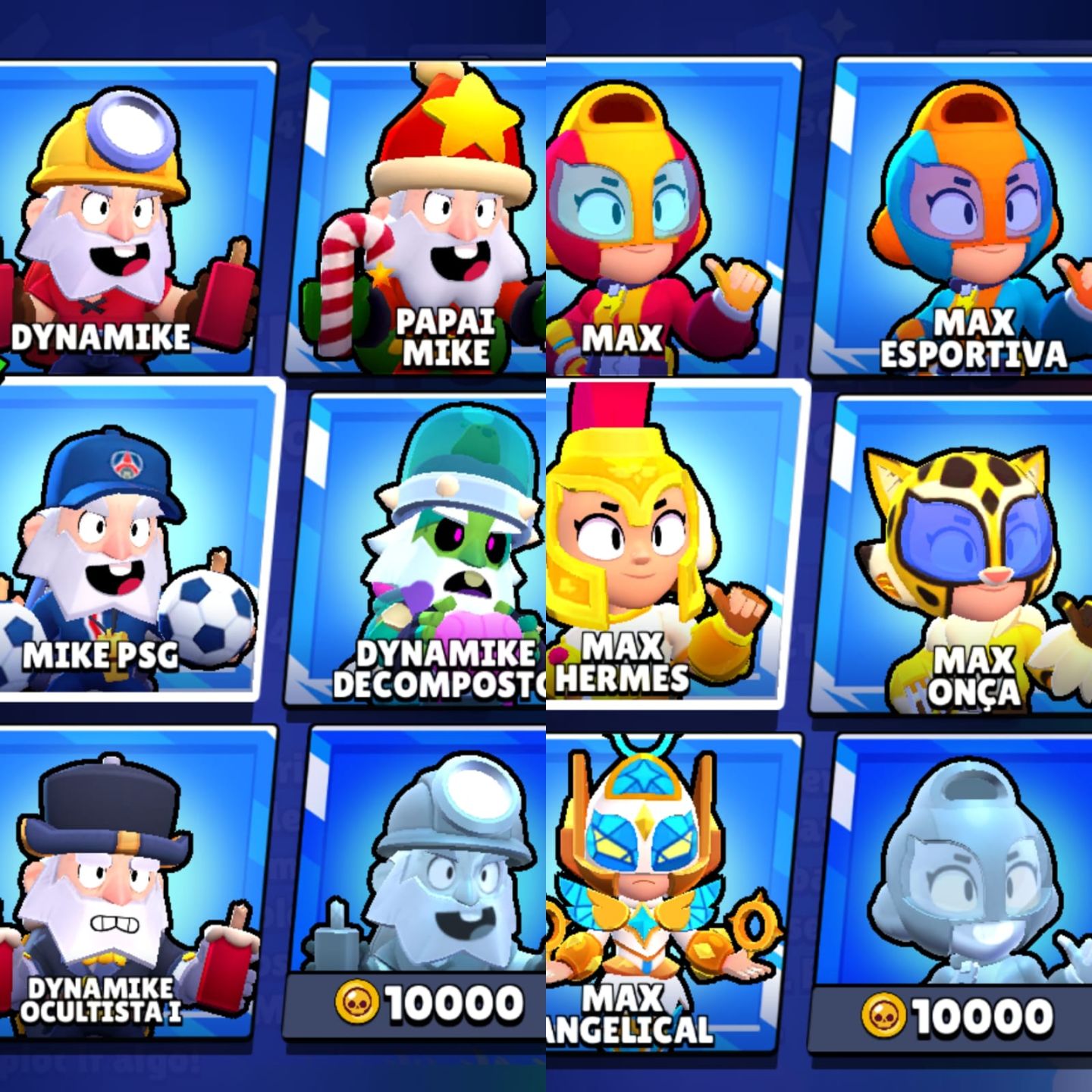 Conta Brawl Stars - 32.679 Troféus | 80/104 Brawlers | 109 Skins | 9 Hipercargas