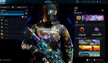 CONTA WARZONE ( 2x IRIDESCENTE)