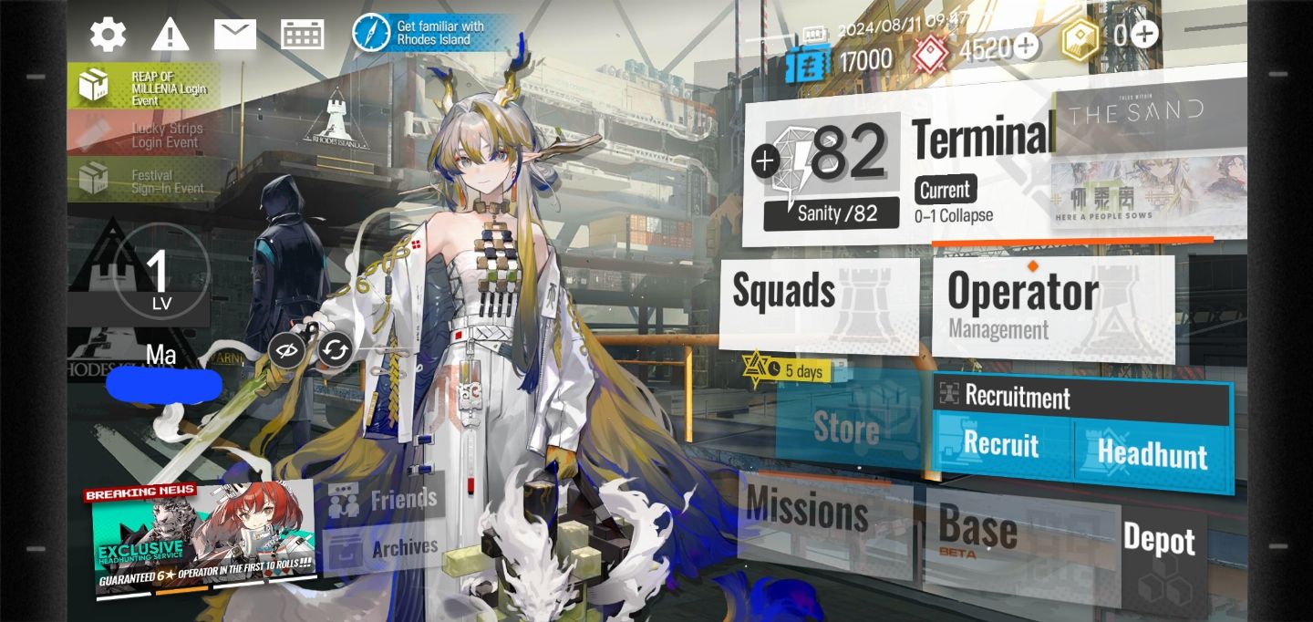 ARKNIGHTS LVL 1 SHU