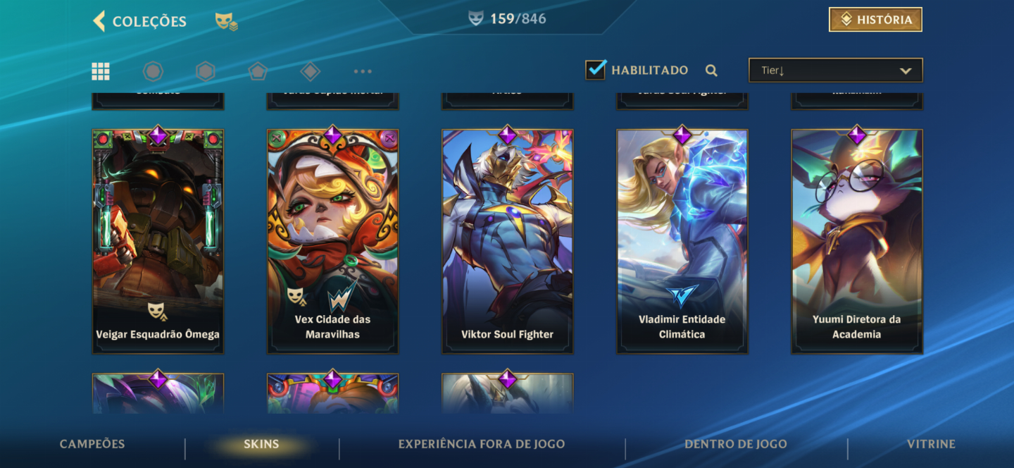 CONTA WILD RIFT CHALLANGER COM SKIN JINX NOVA
