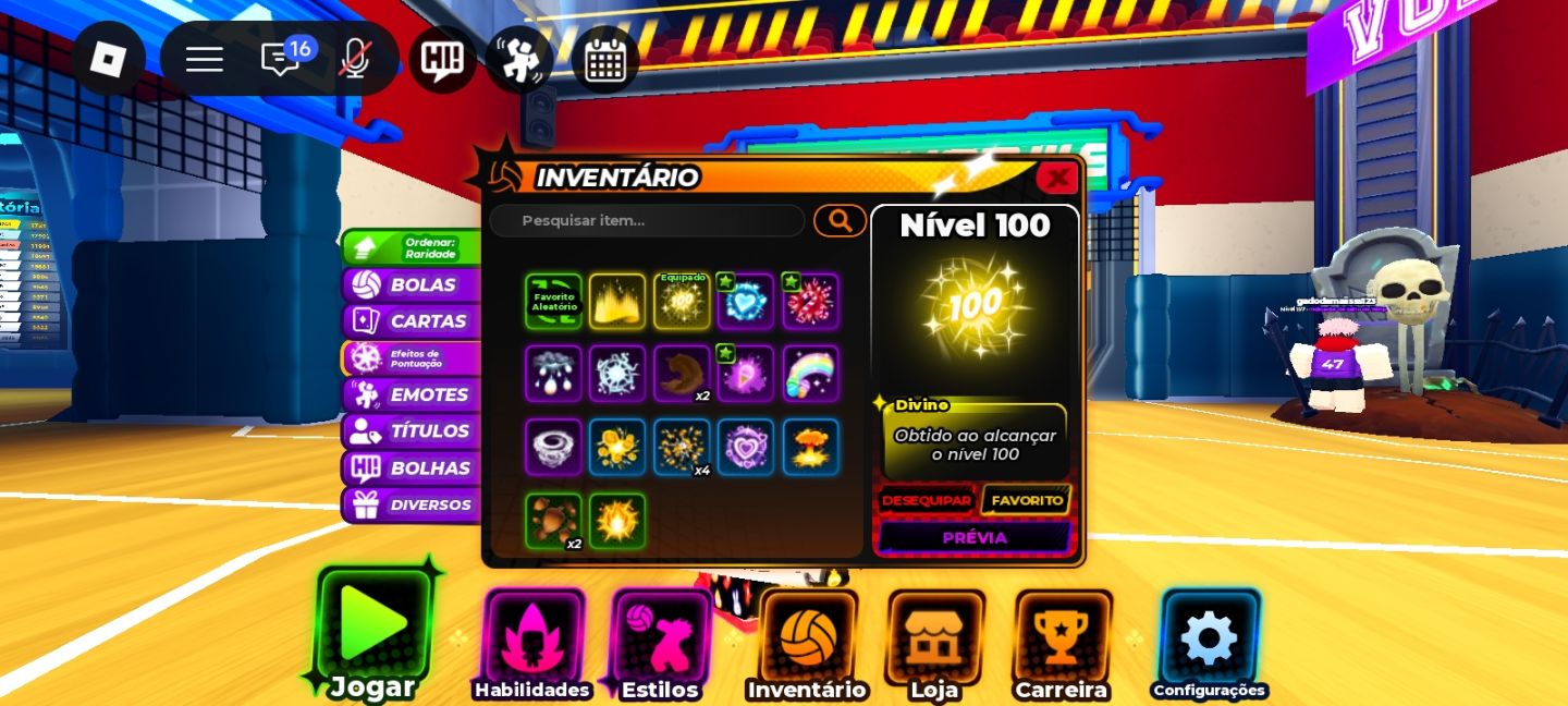 Conta VOLLEYBALL LEGENDS LV.101 com Encho OG AD!!
