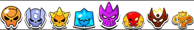 BRAWL STARS UPO CONTAS MESTRES 1 2 3+ NA RANKED E TROFÉUS - ELOJOB RANQUEADA BR