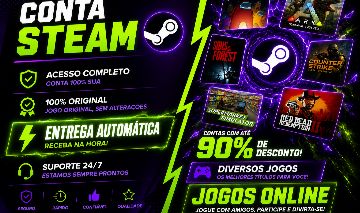 [PROMOÇÃO] STEAM CONTAS ONLINE FULL-ACESSO | ATÉ 90% OFF | ENTREGA AUTOMÁTICA