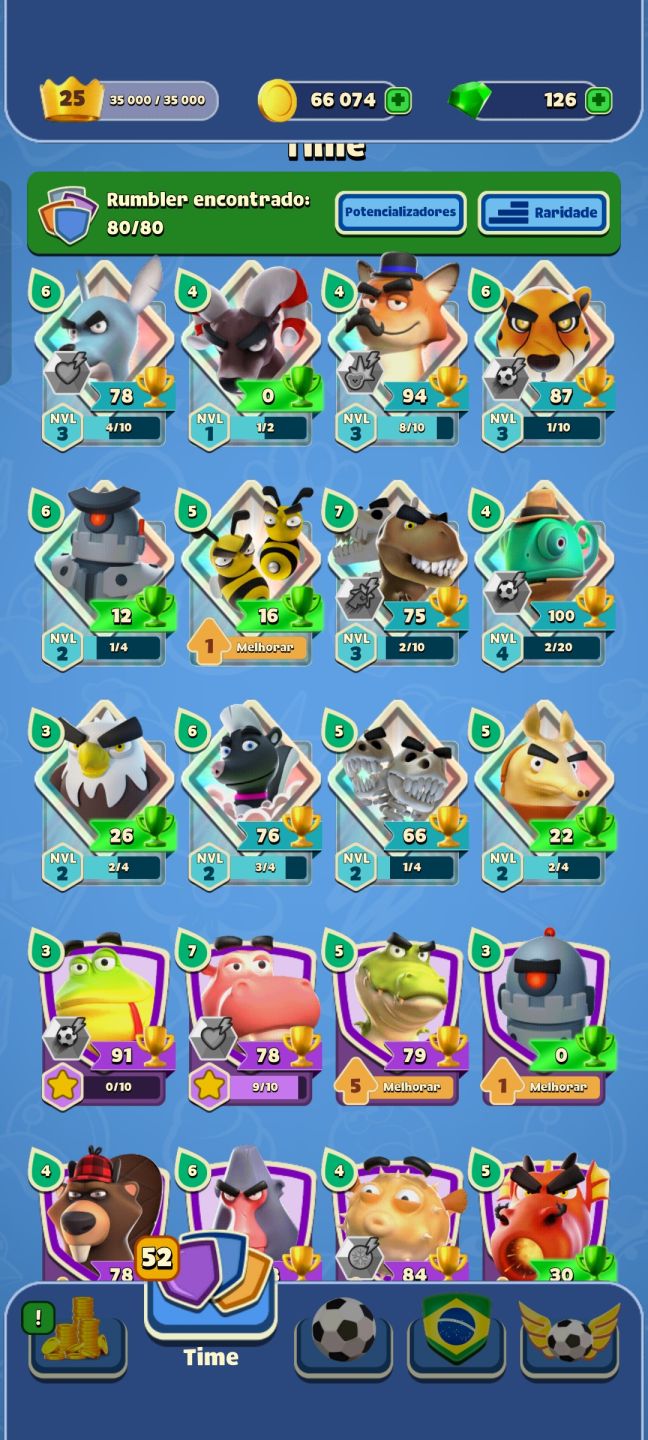 Conta de Rumble stars upada