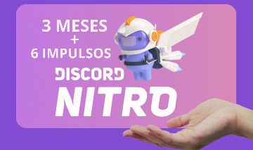 DISCORD NITRO 3 MESES - ENTREGA AUTOMATICA ATIVADA