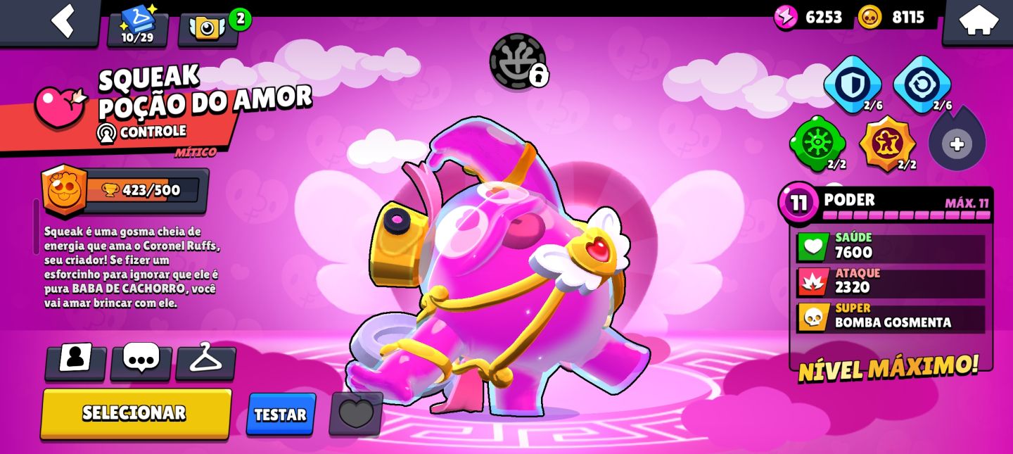 Conta completa de Brawl Stars