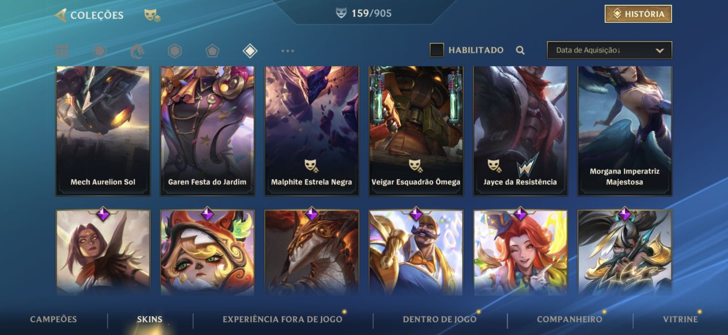 Conta de wild rift ótima pra pro players