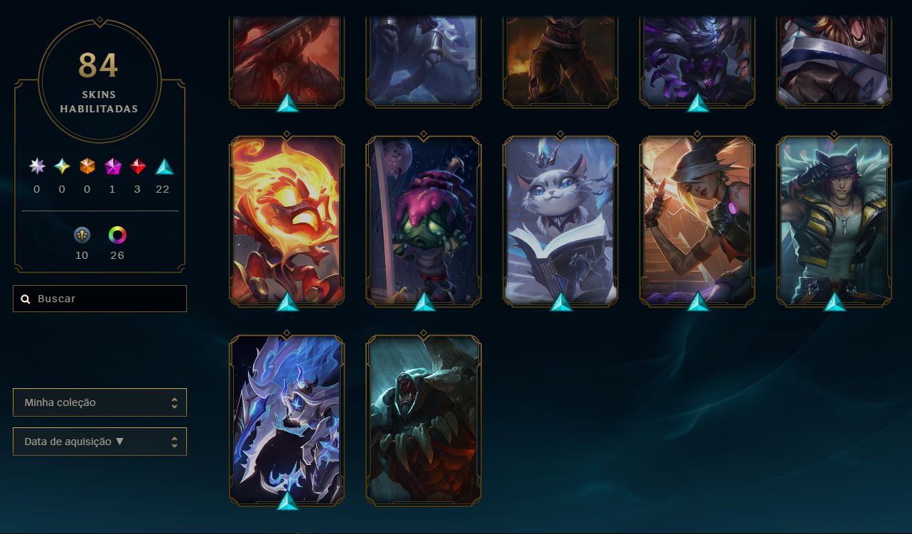 Conta Grao-mestre flex (59 wins) - Mestre soloq (87 wins) upada a mao