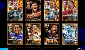 Conta efootball gemada ataque da copa