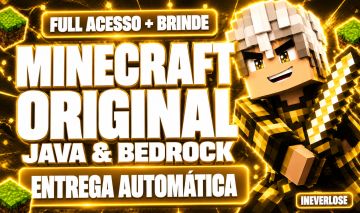 MINECRAFT JAVA+BEDROCK ORIGINAL(90% DESCONTO DE FERIAS)ENTREGA AUTOMATICA+BRINDE
