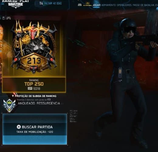 ELO JOB WARZONE NOVA RANKED 100% SEGURO!!!