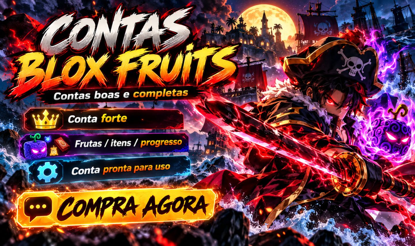 Contas Blox Fruits CONTAS BLOX FRUITS COM PREÇOS INCRÍVEIS!!!