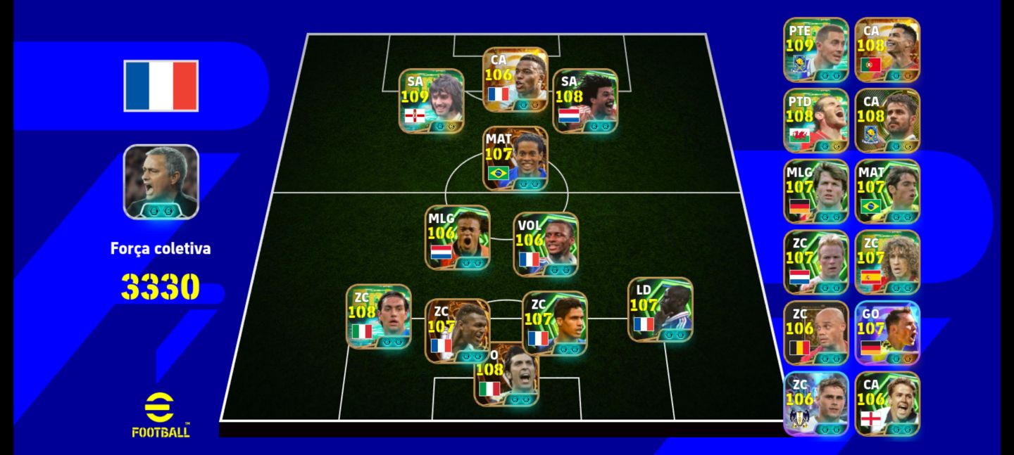 CONTA GER 3330 FULL META COM DOIS GULLIT, RONALDINHO BLITZ, ZAGA FULL