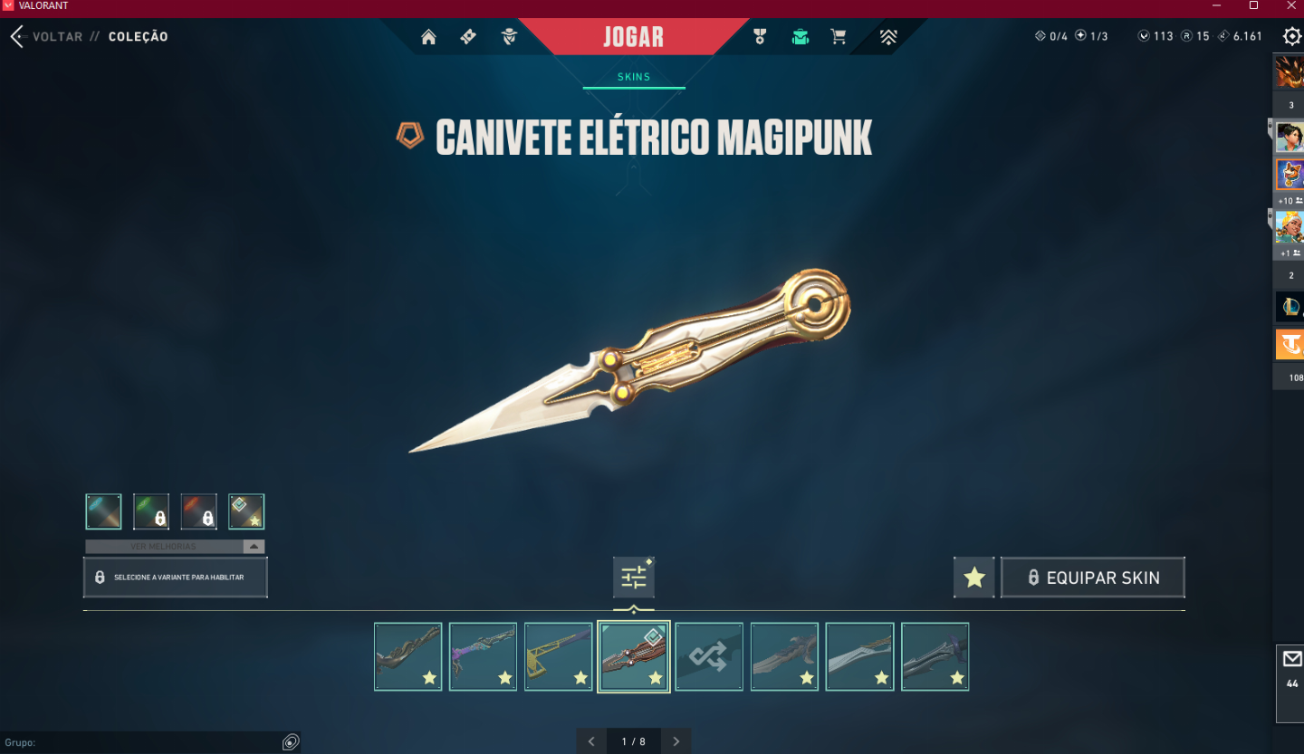CONTA VALORANT 166 SKINS + R$ 2.400 REAIS GASTOS