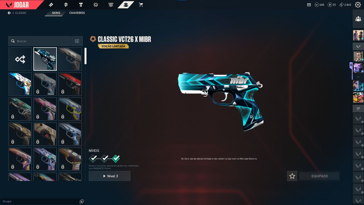 Conta Valorant Full Acesso 64 Skins, Faca Kuronami, Espada Oni e Muito Mais