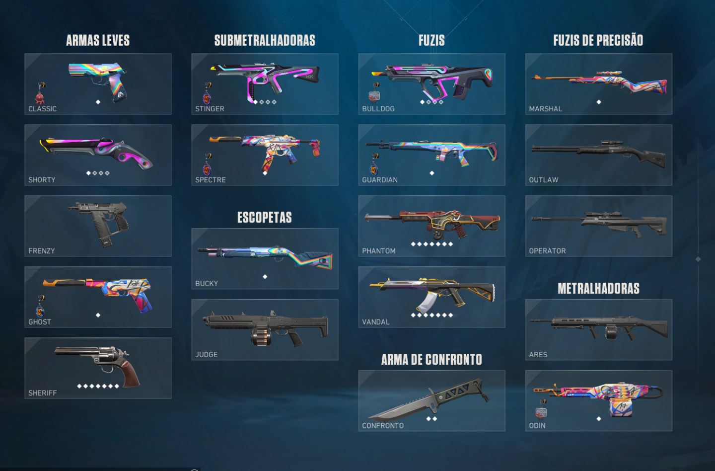 Conta Valorant Com Xenon Caçador E outras Skins