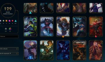 CONTA LoL | 129 SKINS | RIVEN CAMPEONATO 2012 | 22 LEGADAS