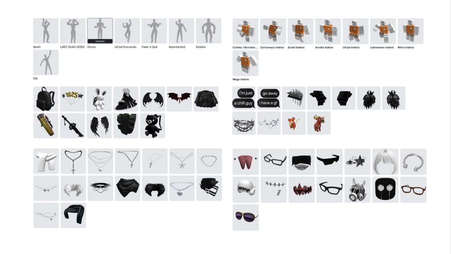 CONTA RARA DE ROBLOX (MAIS DE 20K DE ROBUX GASTOS)