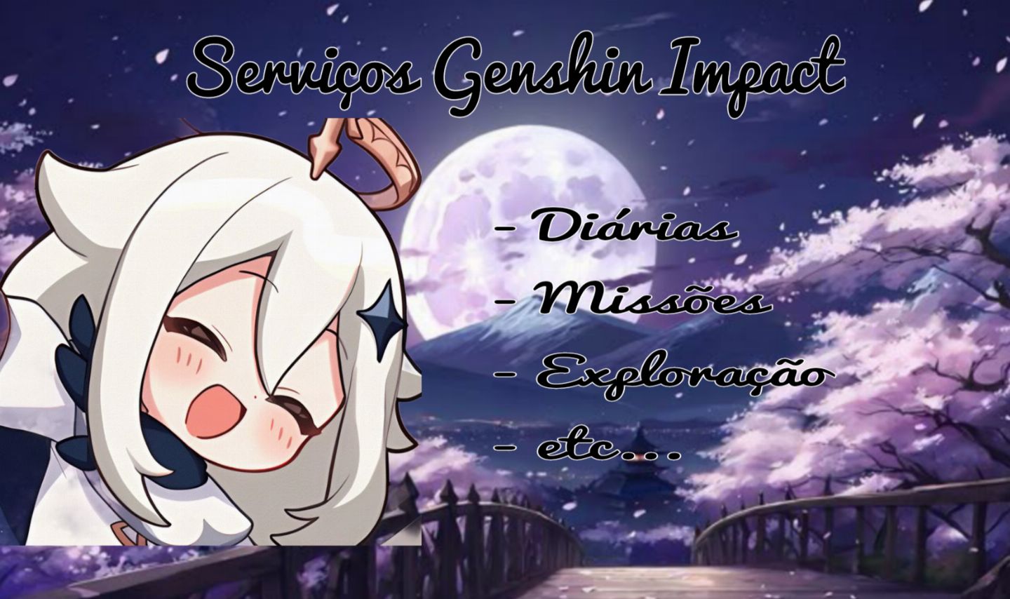 Serviços Genshin Impact + baratos!!