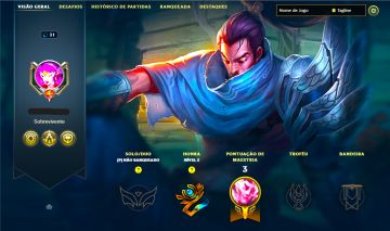 SKIN SWAIN ROSA DE CRISTAL + [ CONTA MAIN SUPORTE ] + [ TROCA NICK ]