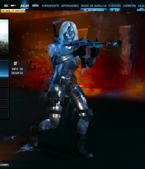 CONTAS WARZONE PRESTIGIO 9 NEXUS CAMUFLAGEM b07 WARZONE
