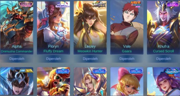 Conta Mobile Legends | 213 Skins | 92 Heróis | Collector Arlot + 600 Dimas