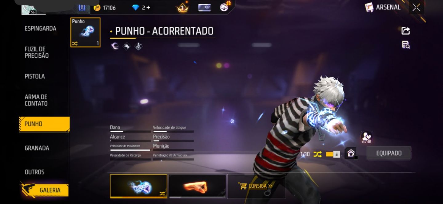 Conta de free fire com angelical puma