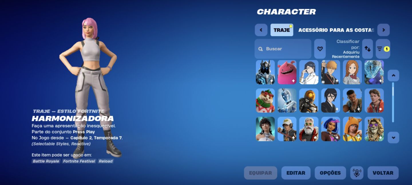 Conta fortnite 147skins