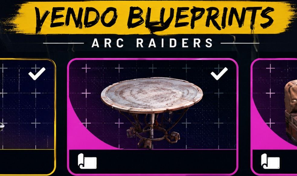 BLUEPRINT ARCRAIDERS MOVEIS