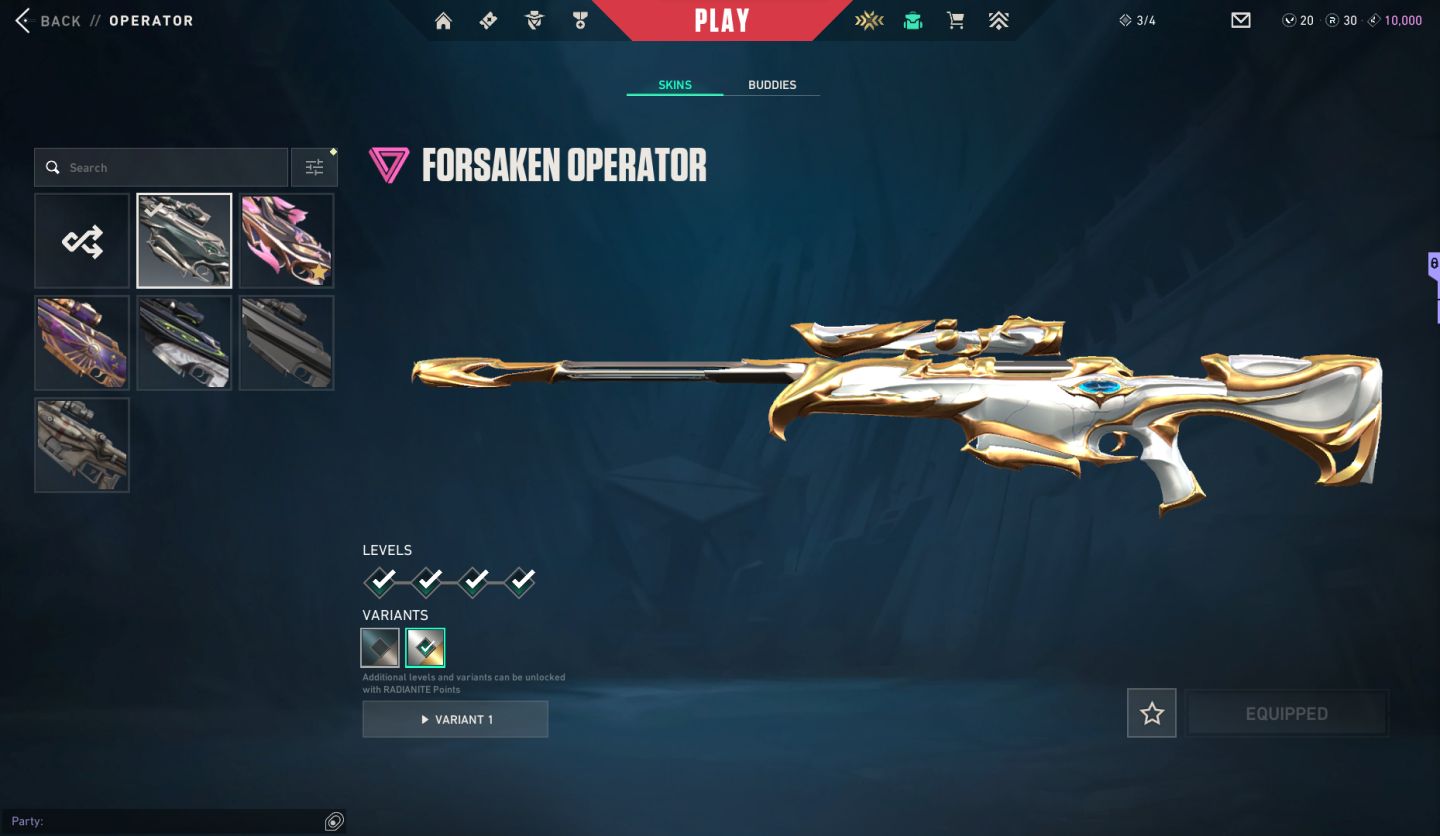 CONTA VALORANT ASCENDENTE 1, PEEK ASC3 7VANDAIS R$1.900 GASTO