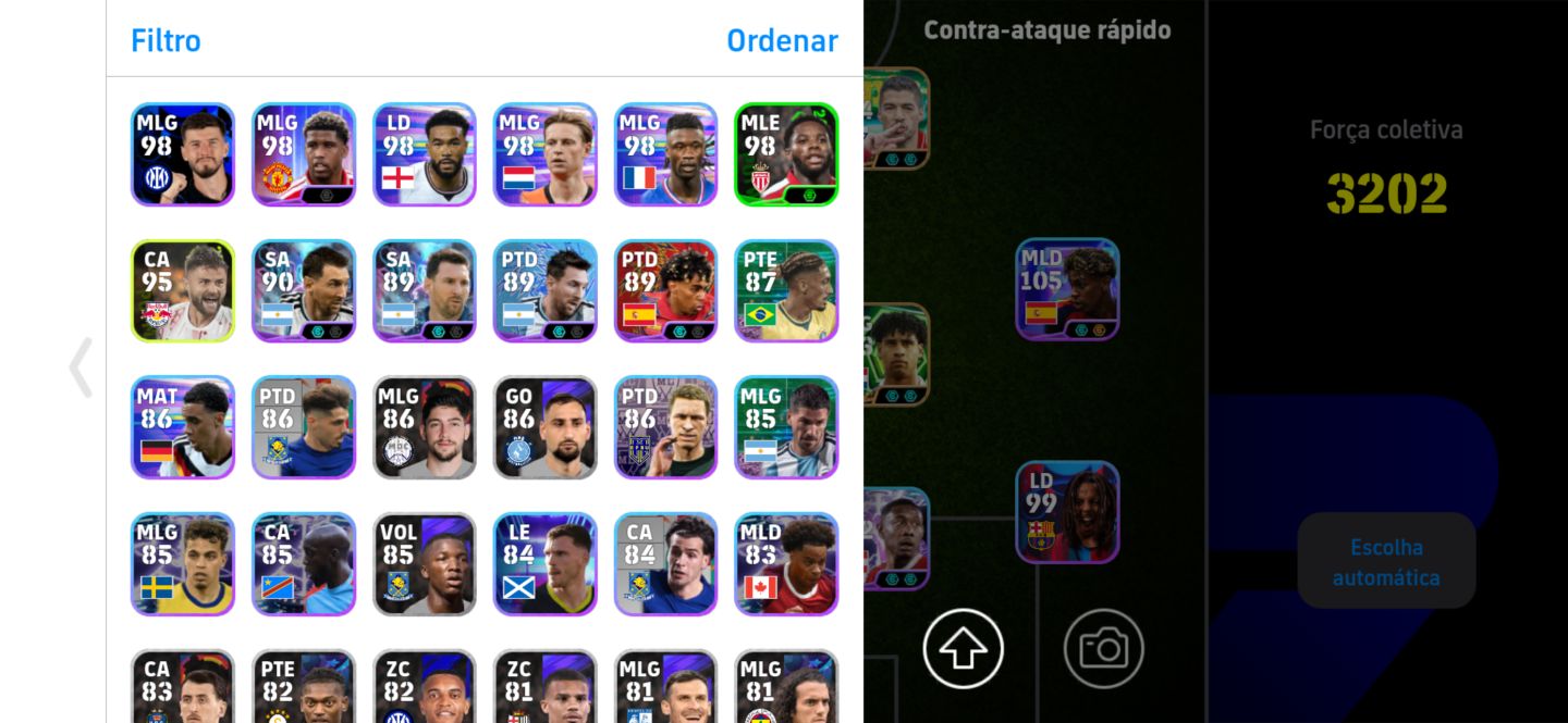 Conta de efootball muito boa