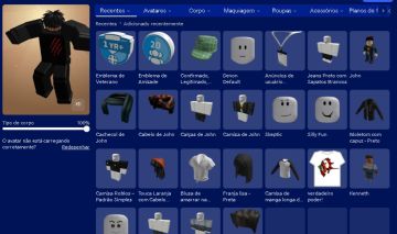 CONTA COM 4.722 ROBUX GASTOS NO INVENTÁRIO, ROUPAS E ETC... 175 ROBUX NA CONTA