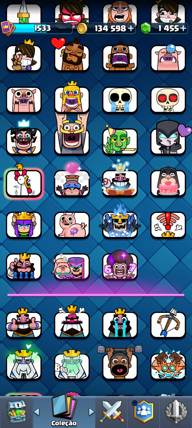 CLASH ROYALE- 9.7k+ TROFÉUS-Arena 24- 12 EVOS CARTAS NÍVEL 15/14/13/12/11