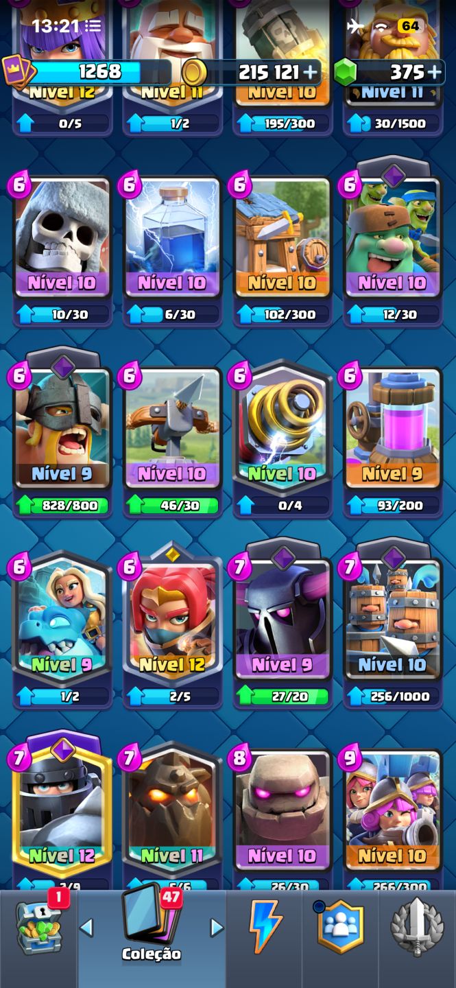 Clash Royale conta gemada