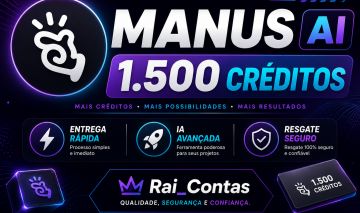 Manus AI | 1.500 Créditos | Ativação Rápida | Entrega Digital